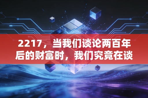 2217,当我们谈论两百年后的财富时,我们究竟在谈论什么?