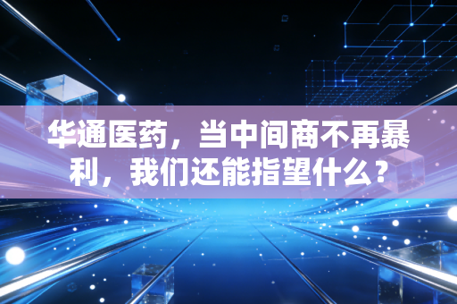 华通医药，当中间商不再暴利，我们还能指望什么？