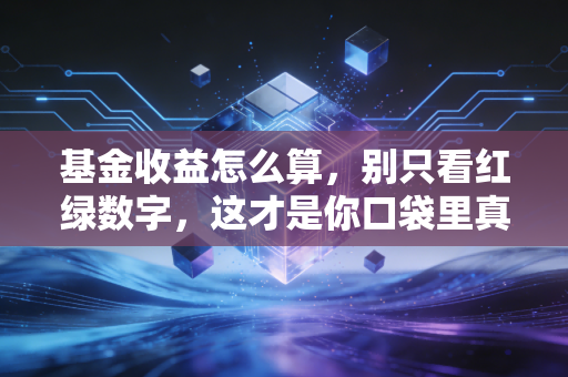 基金收益怎么算，别只看红绿数字，这才是你口袋里真实赚到的钱