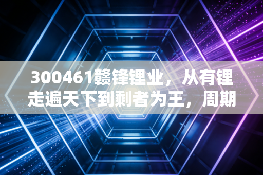 300461赣锋锂业,从有锂走遍天下到剩者为王,周期轮回中的投资思考