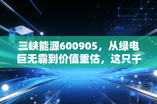 三峡能源600905,从绿电巨无霸到价值重估,这只千亿白马还能乘风破浪吗?