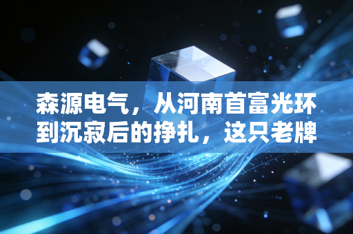 森源电气，从河南首富光环到沉寂后的挣扎，这只老牌电气股还有翻身仗吗？