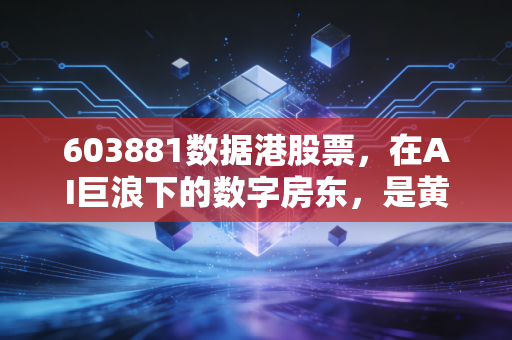 603881数据港股票,在AI巨浪下的数字房东,是黄金坑还是价值洼地?