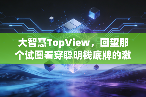 大智慧TopView,回望那个试图看穿聪明钱底牌的激荡年代