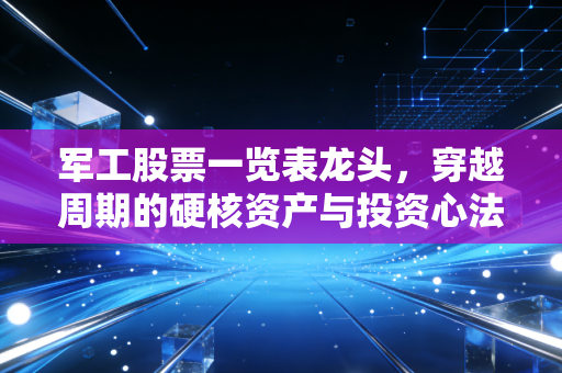 军工股票一览表龙头,穿越周期的硬核资产与投资心法