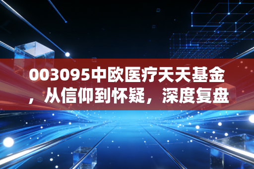 003095中欧医疗天天基金，从信仰到怀疑，深度复盘葛兰的这三年，我们该何去何从？