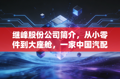 继峰股份公司简介,从小零件到大座舱,一家中国汽配巨头的逆袭与野心