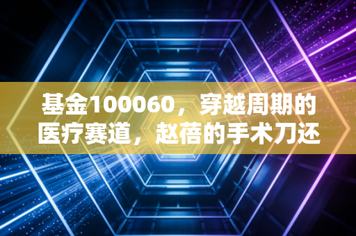 基金100060,穿越周期的医疗赛道,赵蓓的手术刀还能精准吗?深度解析工银瑞信前沿医疗