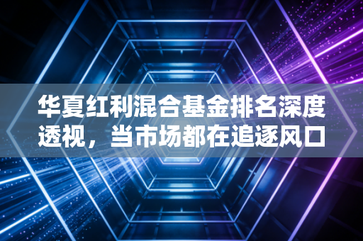 华夏红利混合基金排名深度透视,当市场都在追逐风口时,我们该如何看待这只老将?