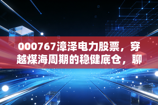 000767漳泽电力股票,穿越煤海周期的稳健底仓,聊聊我对这只老牌劲旅的真实看法