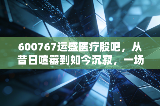 600767运盛医疗股吧,从昔日喧嚣到如今沉寂,一场关于退市与散户心酸的深度复盘