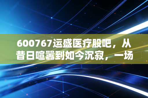 600767运盛医疗股吧,从昔日喧嚣到如今沉寂,一场关于退市与散户心酸的深度复盘