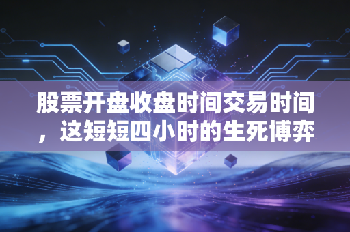 股票开盘收盘时间交易时间,这短短四小时的生死博弈,藏着多少散户不知道的秘密