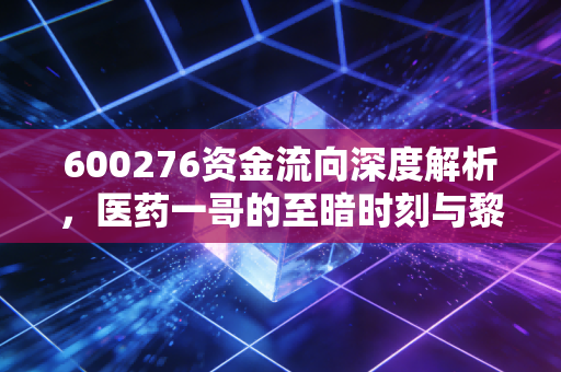 600276资金流向深度解析,医药一哥的至暗时刻与黎明前的博弈