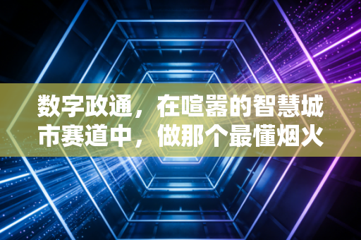 数字政通,在喧嚣的智慧城市赛道中,做那个最懂烟火气的实干家