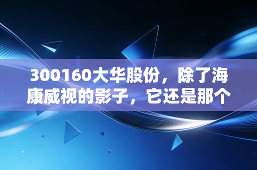 300160大华股份,除了海康威视的影子,它还是那个被低估的AIoT隐形冠军吗?