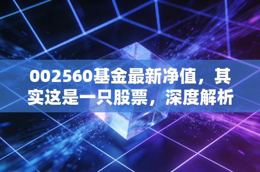 002560基金最新净值,其实这是一只股票,深度解析通达股份的投资逻辑与实战思考