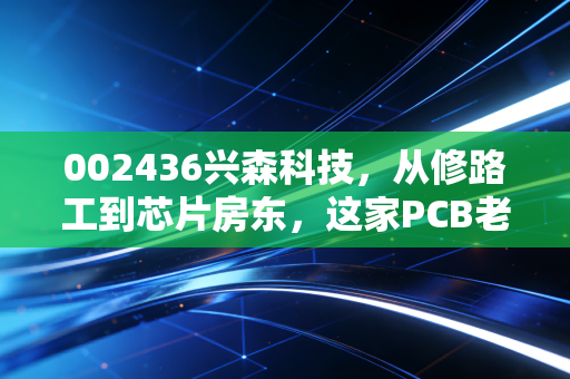 002436兴森科技,从修路工到芯片房东,这家PCB老将的绝地反击能否换来戴维斯双击?
