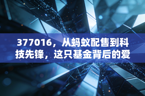 377016,从蚂蚁配售到科技先锋,这只基金背后的爱恨情仇与投资启示