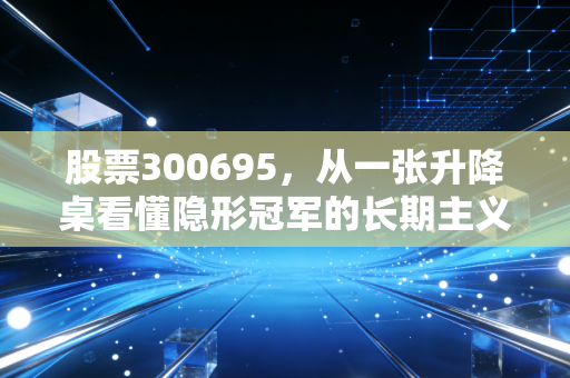 股票300695,从一张升降桌看懂隐形冠军的长期主义