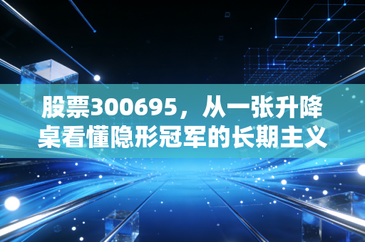 股票300695,从一张升降桌看懂隐形冠军的长期主义