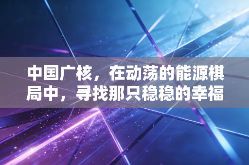 中国广核，在动荡的能源棋局中，寻找那只稳稳的幸福