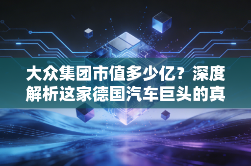 大众集团市值多少亿？深度解析这家德国汽车巨头的真实身价与未来困局