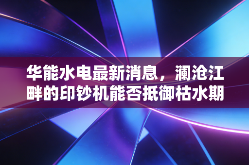 华能水电最新消息,澜沧江畔的印钞机能否抵御枯水期的考验?深度解析绿电转型的破局之路