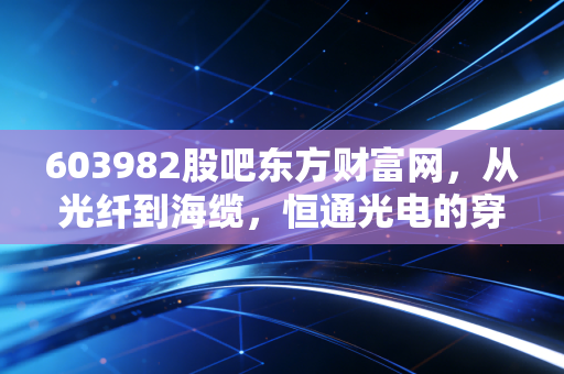 603982股吧东方财富网，从光纤到海缆，恒通光电的穿越周期之路与散户的悲欢离合