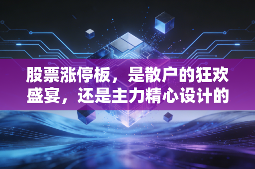 股票涨停板,是散户的狂欢盛宴,还是主力精心设计的杀猪盘?