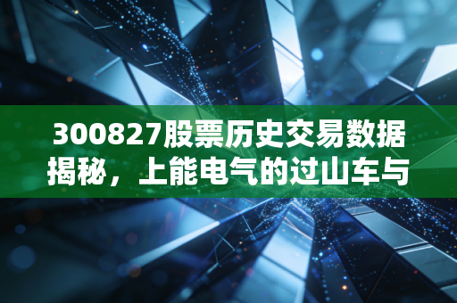 300827股票历史交易数据揭秘,上能电气的过山车与新能源的星辰大海