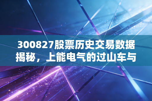 300827股票历史交易数据揭秘,上能电气的过山车与新能源的星辰大海