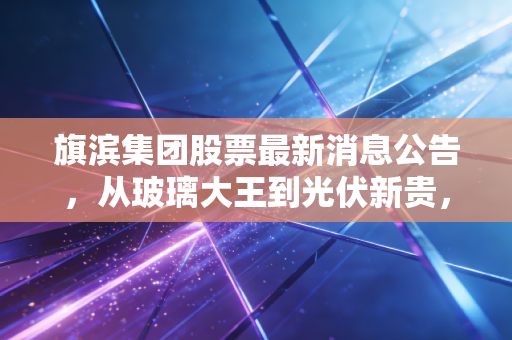 旗滨集团股票最新消息公告,从玻璃大王到光伏新贵,深度解析旗滨集团的转型阵痛与未来机遇