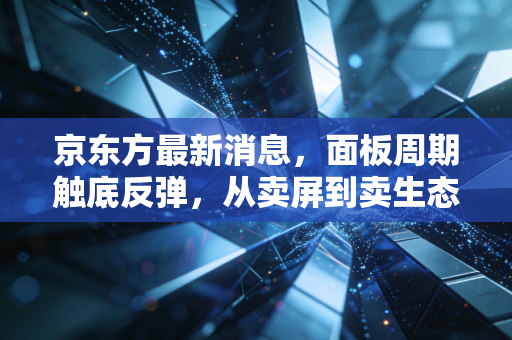 京东方最新消息,面板周期触底反弹,从卖屏到卖生态的蜕变之路