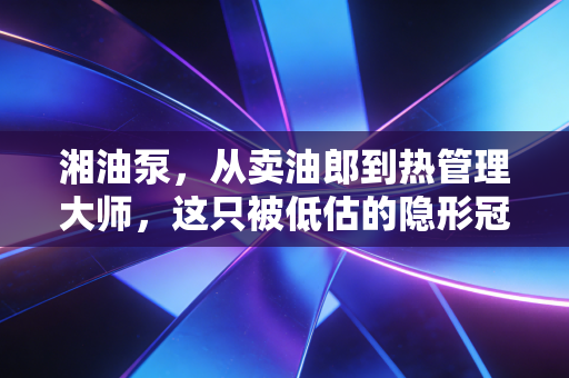 湘油泵，从卖油郎到热管理大师，这只被低估的隐形冠军到底值不值得托付？