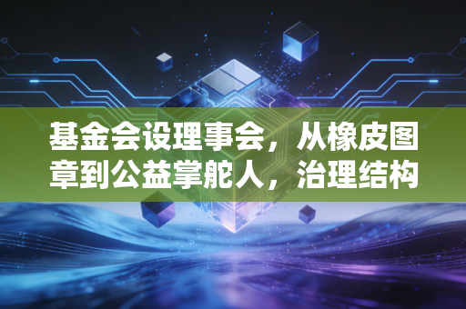 基金会设理事会,从橡皮图章到公益掌舵人,治理结构决定能走多远