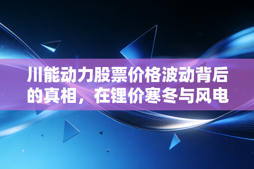 川能动力股票价格波动背后的真相,在锂价寒冬与风电暖流中寻找投资定力