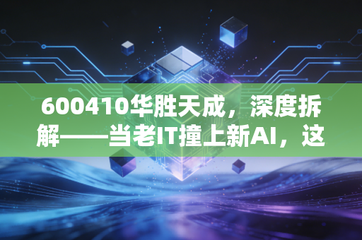 600410华胜天成,深度拆解——当老IT撞上新AI,这波红利你能接住吗?