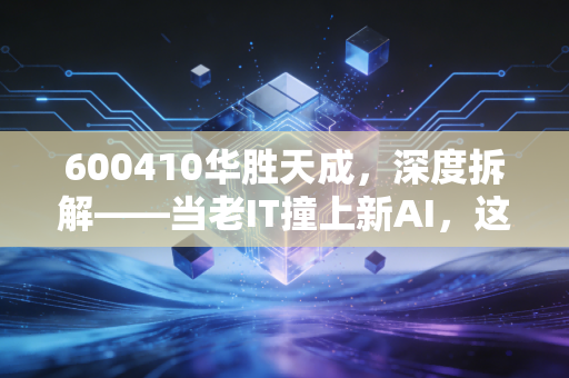 600410华胜天成,深度拆解——当老IT撞上新AI,这波红利你能接住吗?