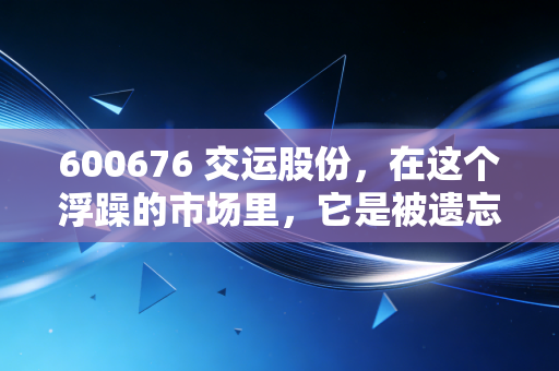 600676 交运股份，在这个浮躁的市场里，它是被遗忘的压舱石还是等待起飞的老黄牛？
