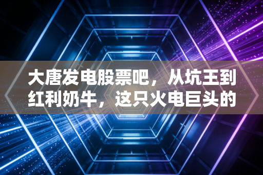 大唐发电股票吧,从坑王到红利奶牛,这只火电巨头的翻身仗还能打多久?