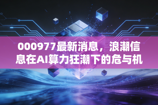 000977最新消息，浪潮信息在AI算力狂潮下的危与机，是时候上车了吗？