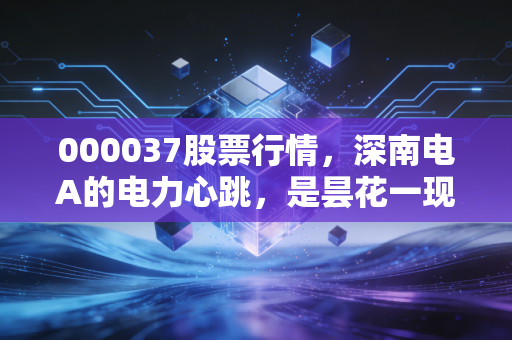 000037股票行情,深南电A的电力心跳,是昙花一现还是价值回归?