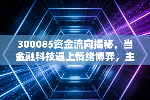300085资金流向揭秘，当金融科技遇上情绪博弈，主力在打什么算盘？