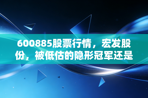 600885股票行情,宏发股份,被低估的隐形冠军还是高位的价值陷阱?深度剖析与投资思考