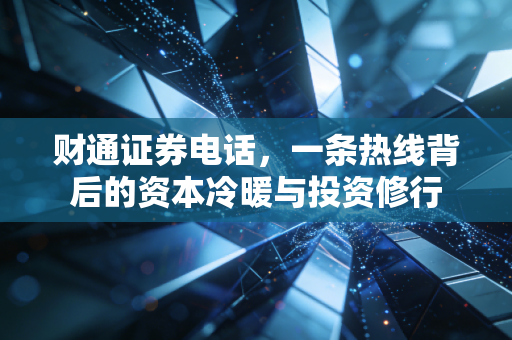 财通证券电话，一条热线背后的资本冷暖与投资修行