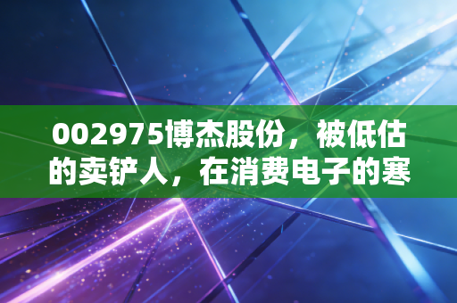 002975博杰股份，被低估的卖铲人，在消费电子的寒冬里如何寻找破局之光？