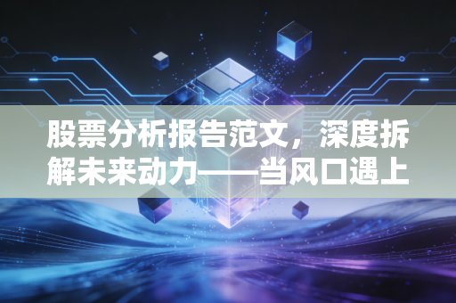 股票分析报告范文,深度拆解未来动力——当风口遇上业绩,是黄金坑还是接盘侠?