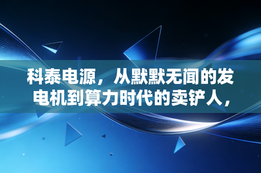 科泰电源，从默默无闻的发电机到算力时代的卖铲人，是风口还是陷阱？