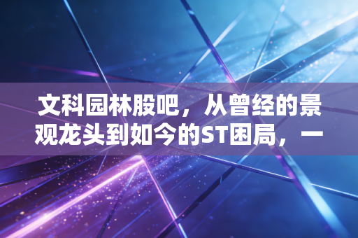 文科园林股吧,从曾经的景观龙头到如今的ST困局,一位老股民的眼泪与顿悟